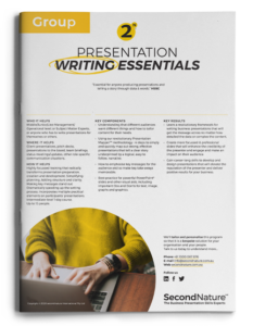 Presentation Writing Essentials topline
